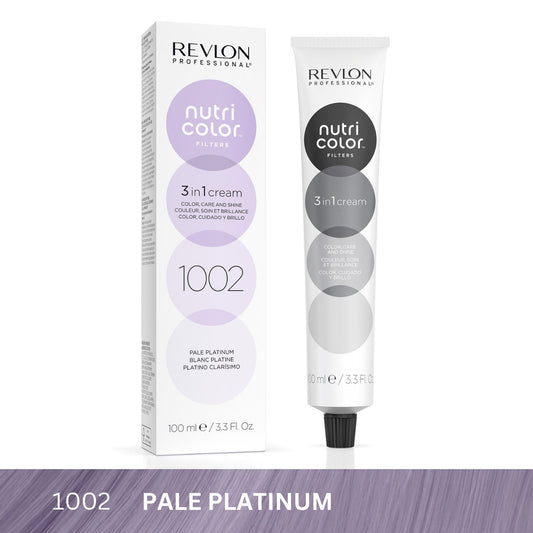 Revlon Professional Nutri Color™ Filters 3-In-1 Hair Color - Pale Platinum 1002 - 100ml